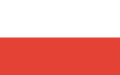 Bandera de la Segunda República de Polonia (1928-1939) y de la República Popular de Polonia (1945-1980)