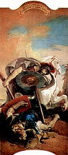 Giovanni Battista Tiepolo, Etéocle et Polynice, 1725-1730.