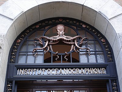 Entrée de l'Institut océanographique de Paris (1911).