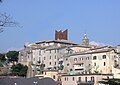 Panorama di Formello, con il campanile della chiesa di San Lorenzo