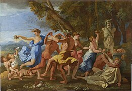 Bacanal, de Poussin (1634-1635)