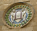 Tondo con stemma dell'Arte della Seta di Andrea della Robbia