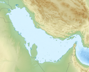 بوشهر در خلیج فارس واقع شده