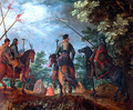 Polish cavalry marching in the wood, Roelant Savery, 1614