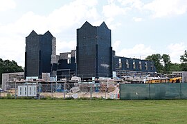 Queen of Peace chapel under construction in 2021