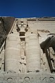 Linker beeld van Ramses II, Aboe Simbel