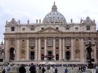 Facciata della Basilica di San Pietro - Città del Vaticano