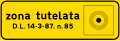 Pannello per "zona gialla" di ridotte dimensioni