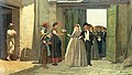 Los recién casados, de Silvestro Lega, 1869.