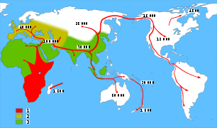 Spreading homo sapiens