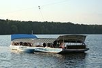 The ferry "Steffy" on Straussee lake