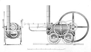 Locomotora Trevithick, 1802