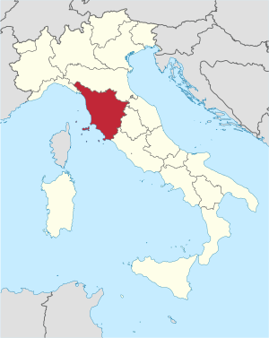 Mga provincia kan Tuscany
