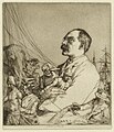 Вільям Стренг (William Strang, 1859—1921, Англія), «Портрет Редьярда Кіплінга»