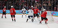 Thumbnail for File:2020-01-19 Ice hockey at the 2020 Winter Youth Olympics – Men's tournament – Preliminary round – Switzerland vs. USA (Martin Rulsch) 137.jpg