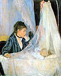 Le berceau, Morisot