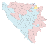 BiH municipality location Domaljevac-Šamac.svg