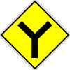 Y-junction ahead