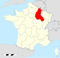 Map of Champagne-Ardenne