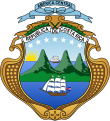 Escudo de armas de Costa Rica (21 de octubre de 1964-5 de mayo de 1998)