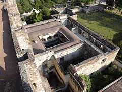 Vista del complejo desde la torre sur.