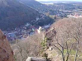 Vista do castelo de Ferrete.