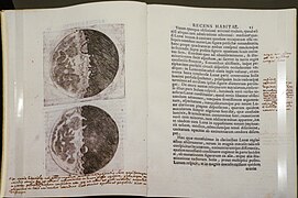 Galileo Galilei, Sidericus Nuncius, facsimile, Museo Galileo, Florence, 224095r.jpg