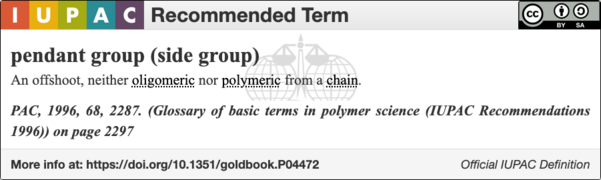 IUPAC definition for pendant group (side group) in polymer chemistry.png