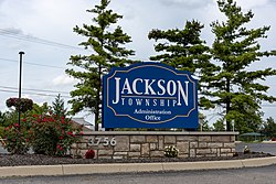Jackson Township administrative offices sign