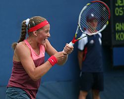 Ostapenko no US Open, 2013.