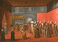Cornelis Calkoen op bezoek bij de sultan Ahmed III