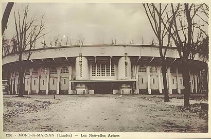 Les « nouvelles arènes », après l'agrandissement de 1933