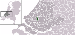 Vị trí của Schiedam trong Hà Lan.