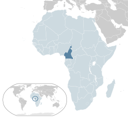 Map of Cameroon