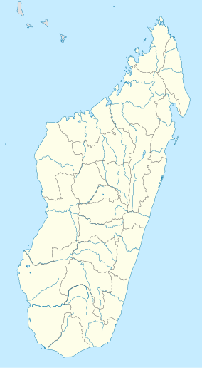 Map showing the location of Kirindy Mitea National Park