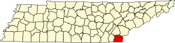 Koartn vo Polk County innahoib vo Tennessee