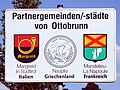 Ottobrunn, Tyskland Partnerschaftsschild («partnerskapbyer»)