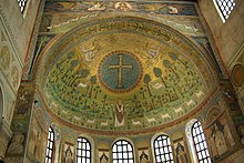 Détails de la mosaïque de l'abside, Saint-Apollinaire-en-Classe