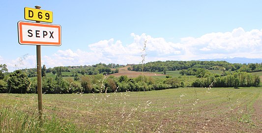 Entrée de la commune.