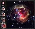 Images of the star V838 Monocerotis.
