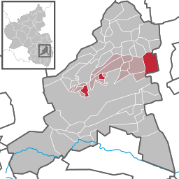 Läget för Weisenheim am Sand i Landkreis Bad Dürkheim