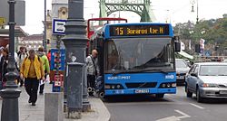 15-ös busz a Fővám téren