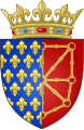 1305년–1328년 나바라 왕국과의 통합 이후에 사용된 프랑스의 문장