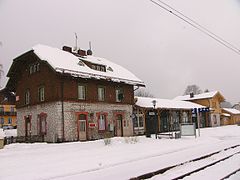 Bahnhofstraße 19, 23, 25 Kochel Gleise.JPG