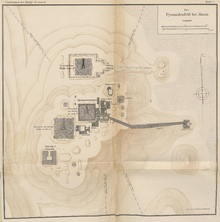 Mapa de la necrópolis de Abusir