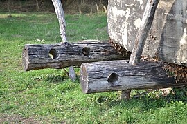 Détail du système de « proto-roue ».