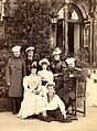 אלכסנדר השלישי עם משפחתו בארמון הקטן של ליבאדיה, 1893