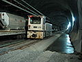 Gotthard Base Tunnel under construction