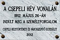 Centenary of HÉV in Csepel