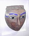 An Egyptian coffin mask from the New Kingdom